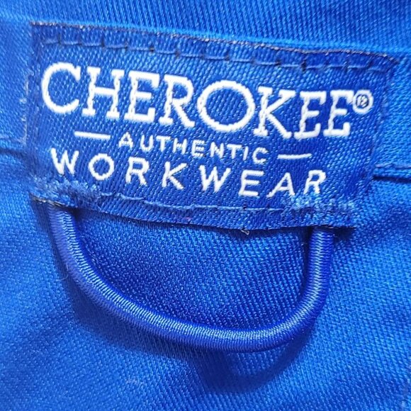 Cherokee Blue Scrub Pants Women's Size L Straight Leg - Picture 4 of 4